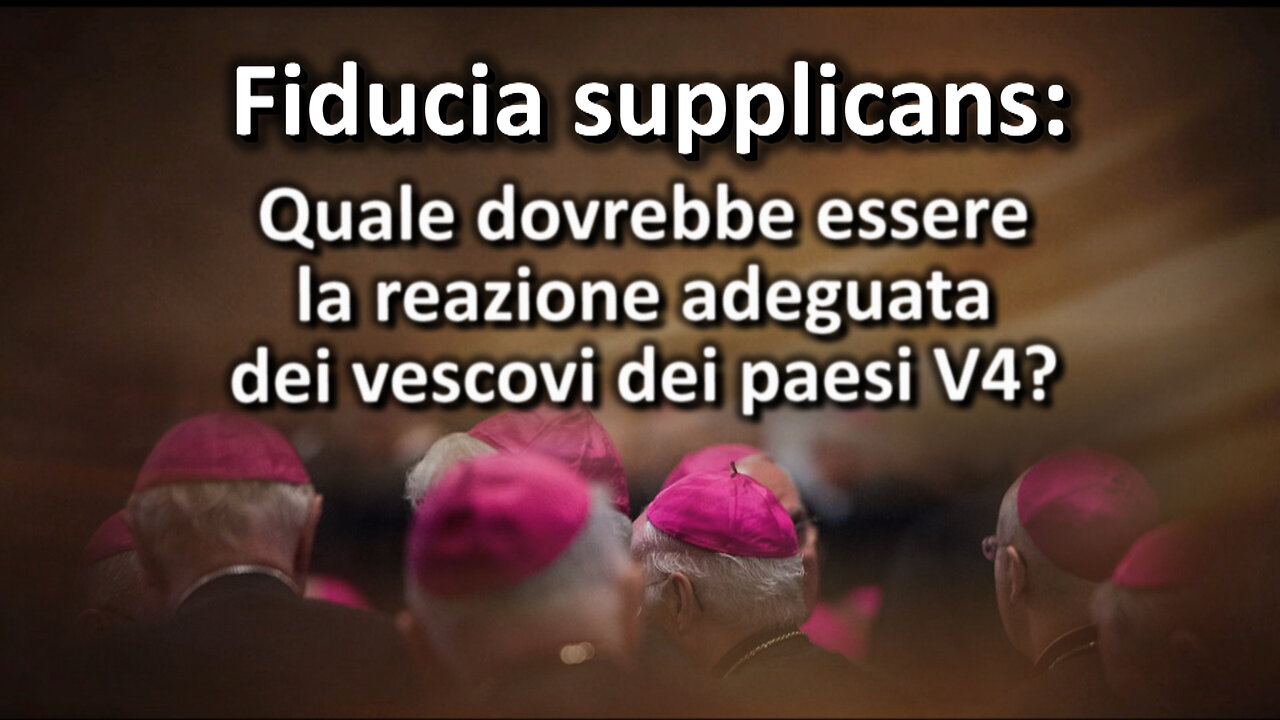 Fiducia supplicans: Quale dovrebbe essere la reazione adeguata dei vescovi dei paesi V4?