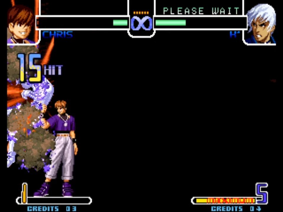 The King of Fighters 2002 Hack (KOF 2002, Neogeo arcade), Orochi Chris Changes 1, ザ・キング・オブ・ファイターズ 2002