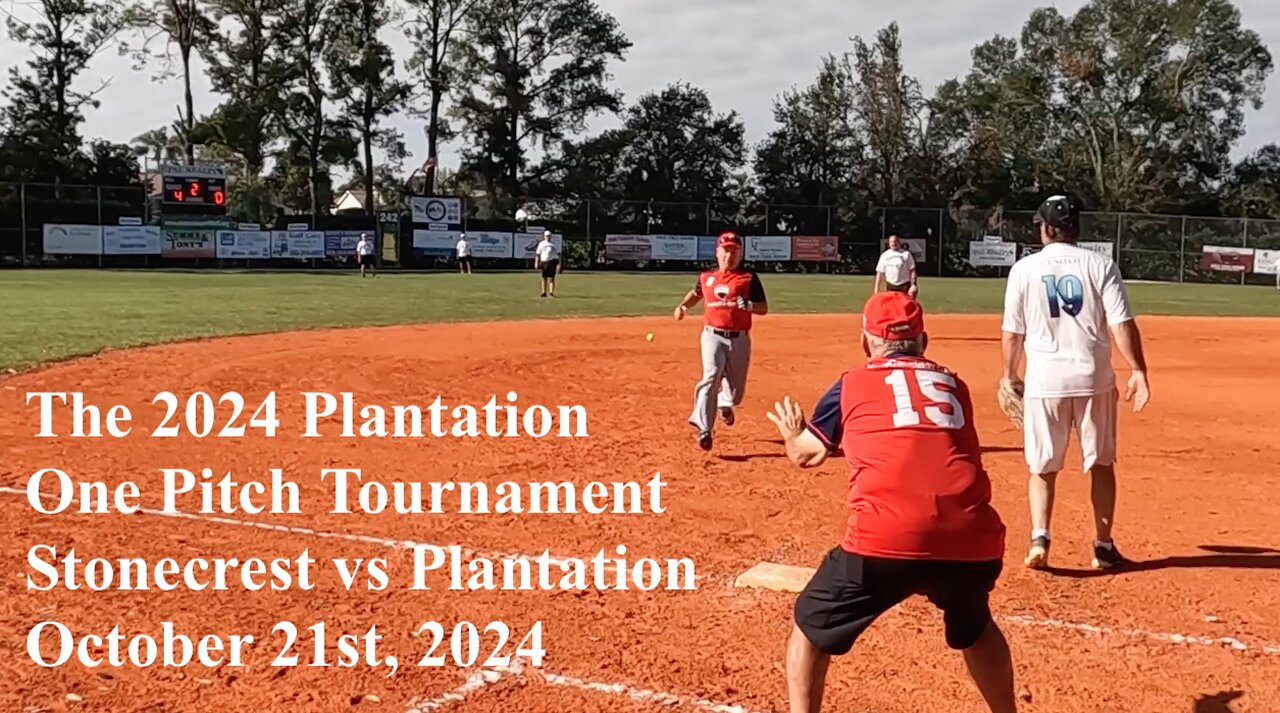 Stonecrest vs Plantation at The Plantation One Pitch Softball Tournament