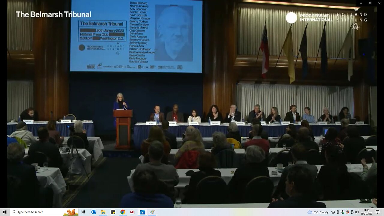 Julian Assange - 'The Belmarsh Tribunal' In Washington D.C. Jan 20th 2023