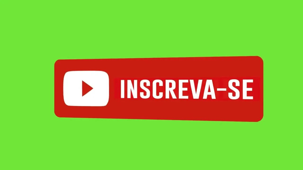 Chroma key botão inscreva-se green screen