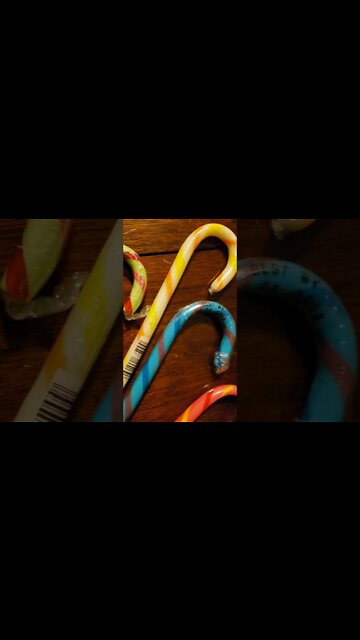 Multiple Fruty Candy Canes! Blueberry and Wild Berry are the best!