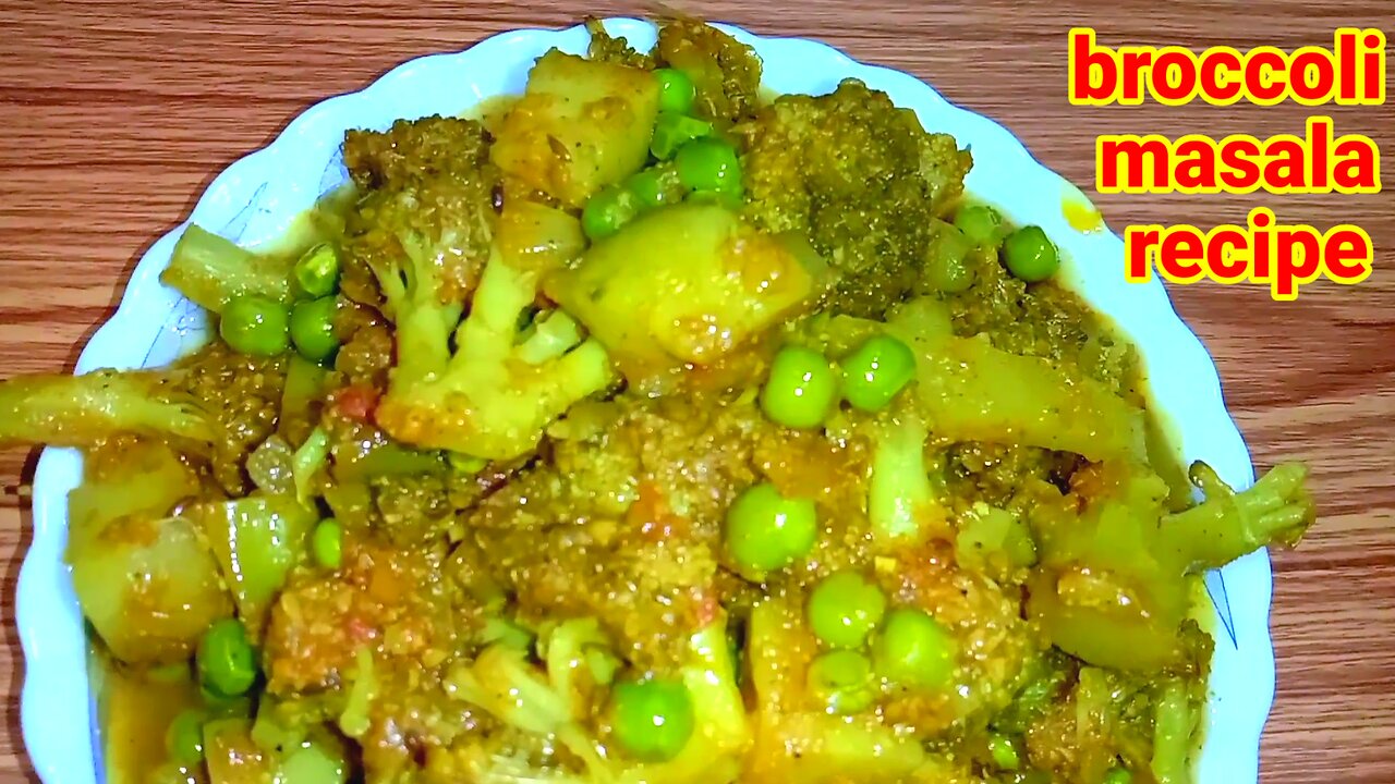 Broccoli masala recipe | vegetable recipe | indian style |