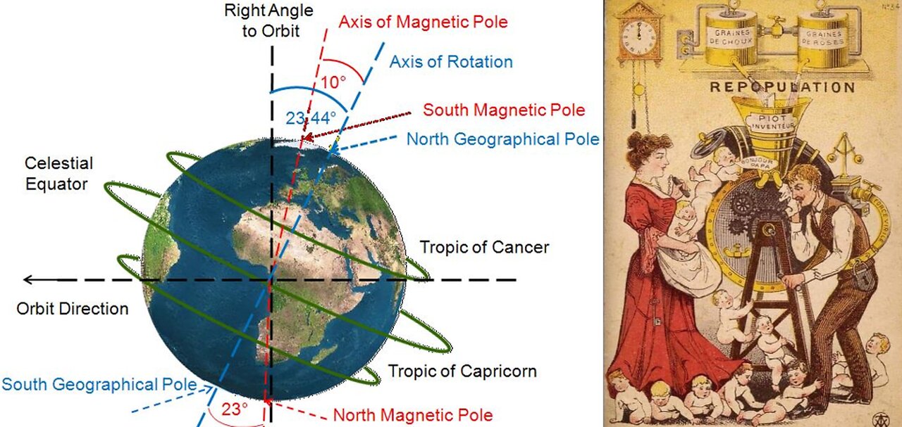 ARE WE WITNESSING A NEW MUDFLOOD & POLESHIFT? EARTH'S TILT CHANGING? REPOPULATION AFTER DEPOP.......