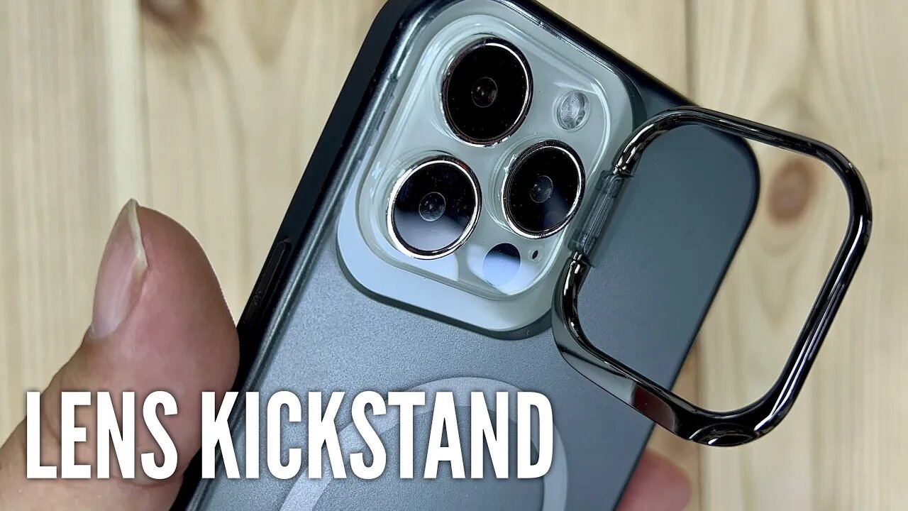 iPhone Lens Kickstand Case