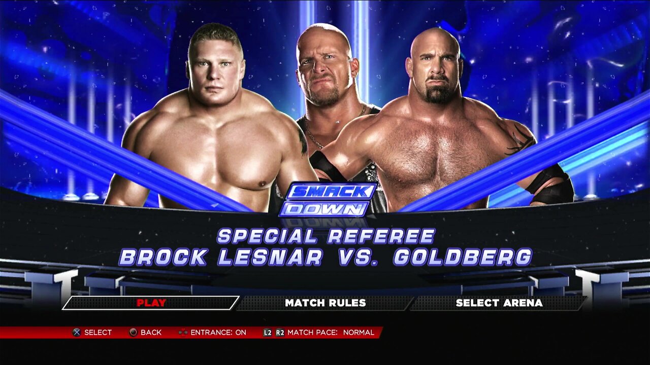 WWE 2K14 - Brock Lesnar vs. Goldberg