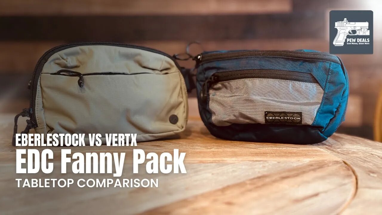 Eberlestock Bando Bag vs Vertx Everyday Fanny Pack Comparison #eberlestock #fannypack #vertx #edc