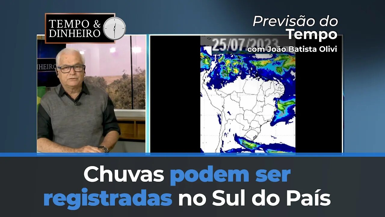 Chuvas podem ser registradas no Sul do País e umidade permanece baixa em boa parte do Brasil