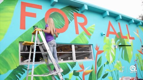 'Art for All' mural promotes programs for underserved communities in Palm Beach County