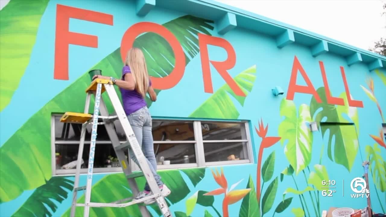 'Art for All' mural promotes programs for underserved communities in Palm Beach County