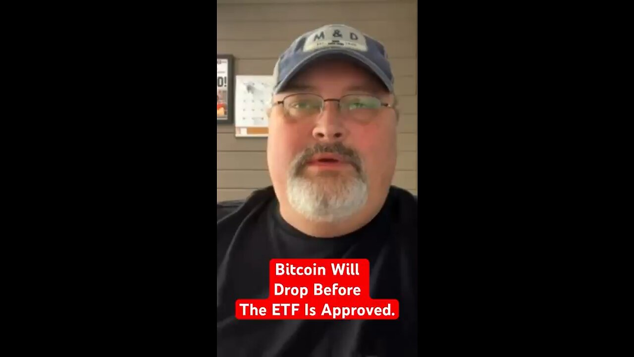 Bitcoin Will Drop Before The ETF Is Approved. #crypto #bitcoin #etf #dogecoin