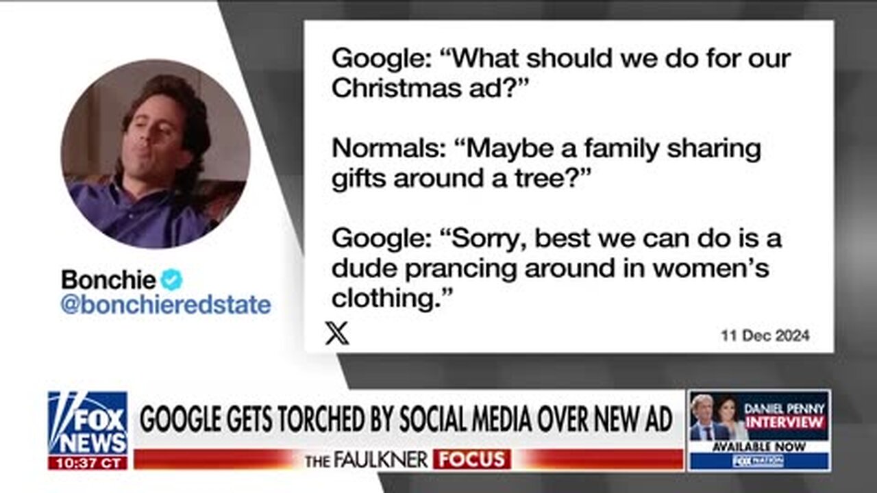 Google sparks OUTRAGE with &apos;woke&apos; Christmas ad: &apos;Failing to read the room&apos;