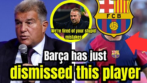 BOMBSHELL AT BARCELONA! Hansi Flick Loses Patience