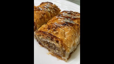 Delicates Eggs Baklava Rolls