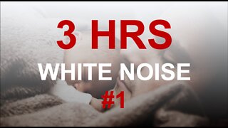 🤍 White Noise – Black Screen ⬛ | #1 | 3 Hours Rain Sounds For Focus, Relaxation, and Sleep