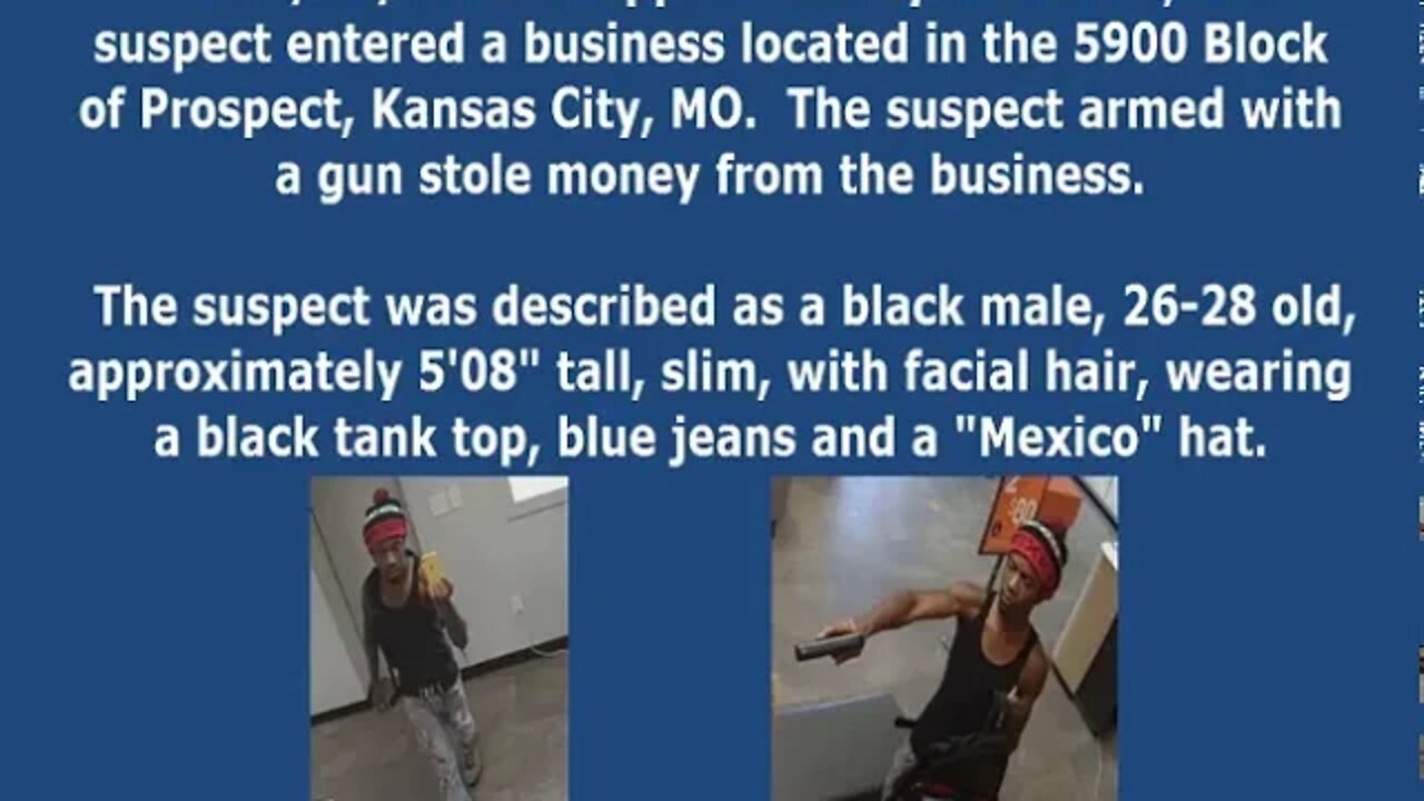 Seeking Information in Kansas City Mobile Phone Store Robberies