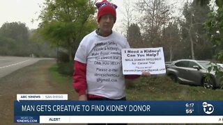 San Diego man isn't losing hope in his quest to find kidney donor