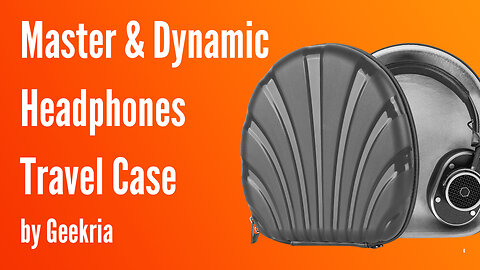 Master & Dynamic Over-Ear Headphones Travel Case, Hard Shell Headset Carrying Case | Geekria