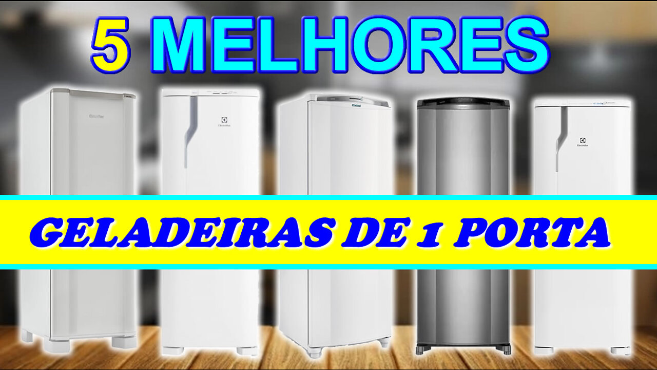 5 Melhores Geladeiras de 1 porta | Consul, Electrolux ou Esmaltec?