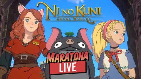 MARATONA LIVE Ni No Kuni Cross Worlds Classe: Spadachin Jogando no PC