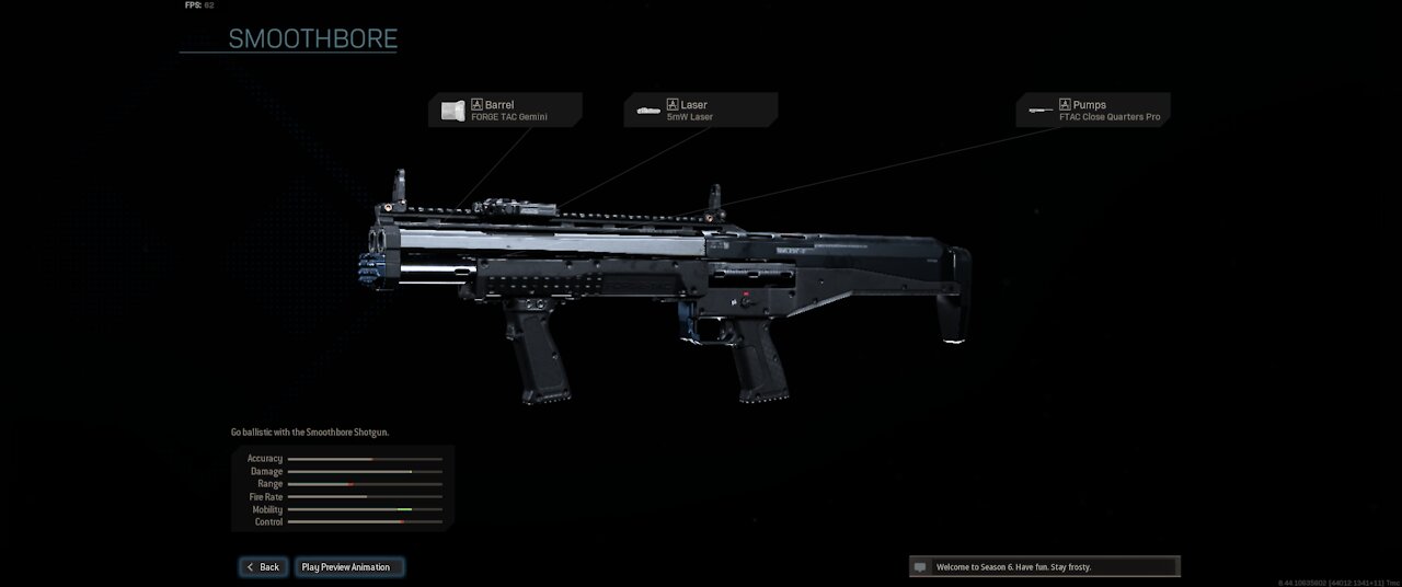 Call of Duty Modern Warfare - Blueprint - Smoothbore