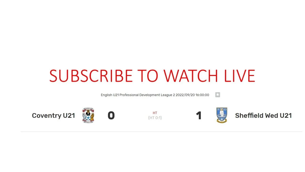 🔴Coventry City VS Sheffield United | Extended U20 EFL ChampionshipLive | LaLiga Live | FIFA 22