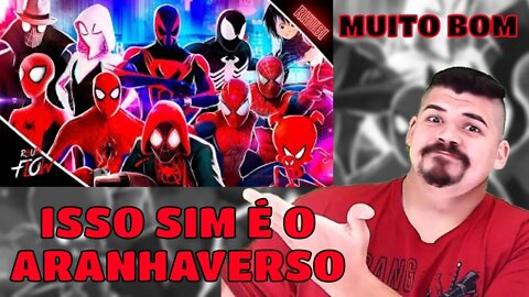 REACT Aranha-Verso (Multiverso Homem Aranha) RhubiFlow [Prod. WB Beats] - MELHOR DO MUNDO