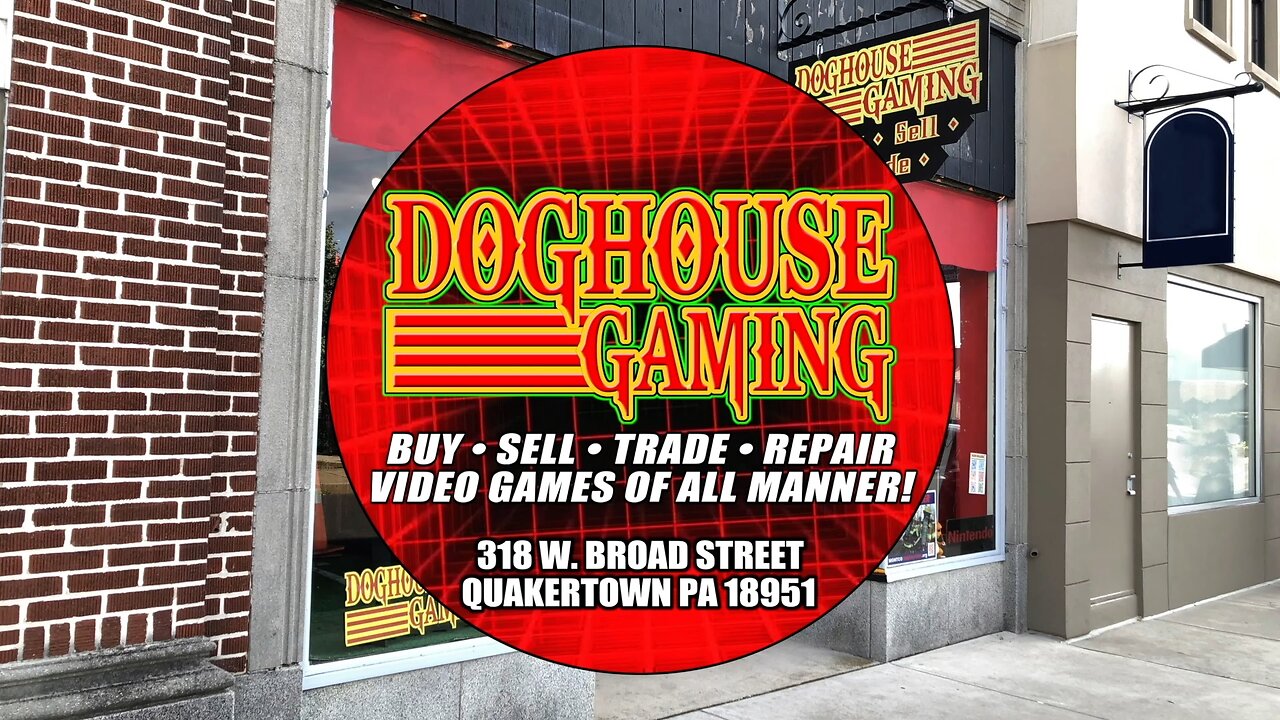 Doghouse Gaming! We buy, sell & trade video games and more!!!