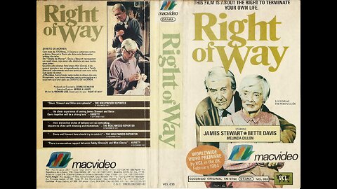 James Stewart - Bette Davis - Right Of Way (1983) Ai Enhanced