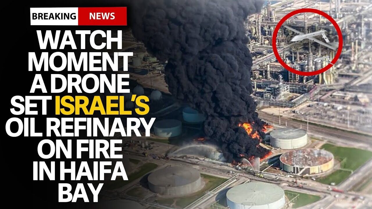 Iron Dome Fails Again, Drones Set Israel’s Biggest Oil Refinery On Fire; This is Huge!