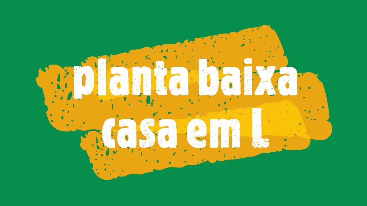 planta baixa em L casa terria☝