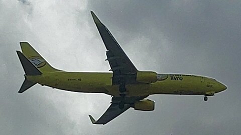 Boeing 737-800F PS-GFC coming from Salvador to Fortaleza
