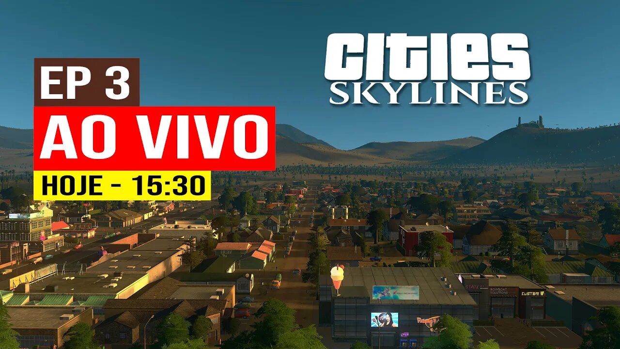 AO VIVO - Cities: Skylines - Saarense. [3] [SEM MOD]