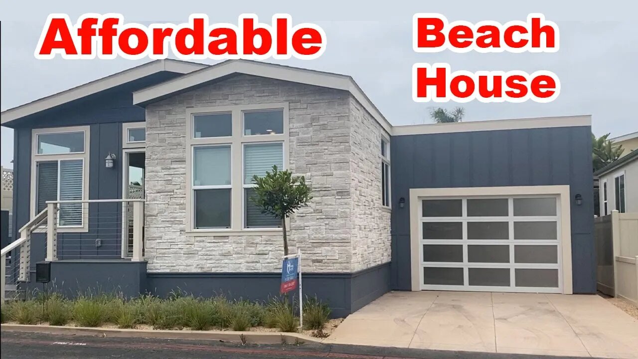 New Beach House Mobile Home Tour in Lanikai Lane #133. Carlsbad, CA. Manufactured Homes.