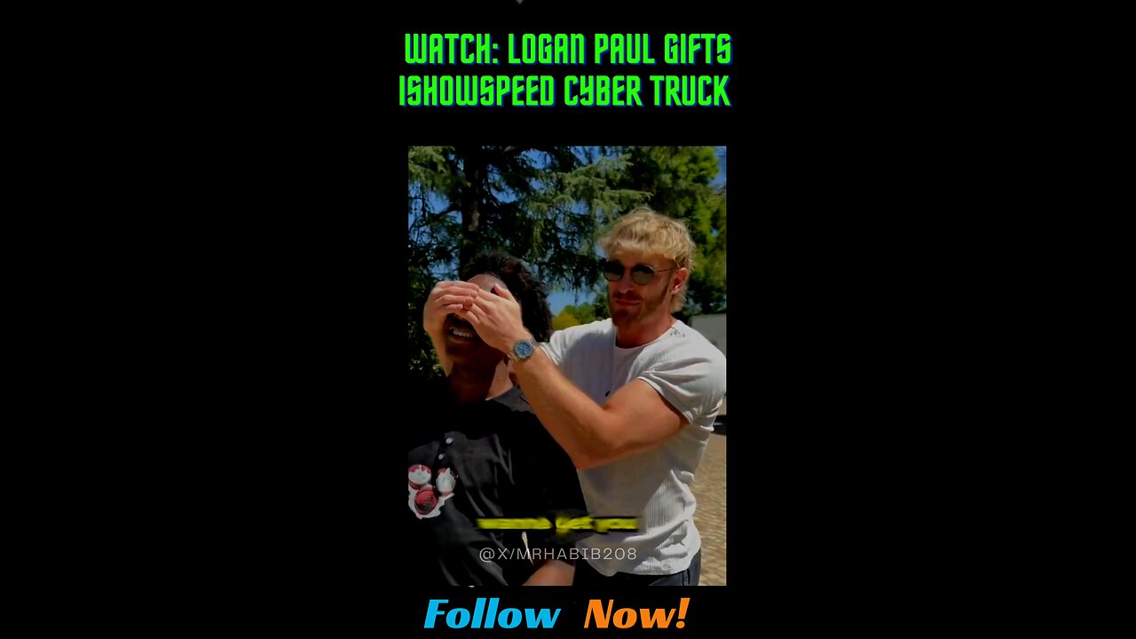 Logan Paul gifts iShowSpeed cyber truck for helping him retain title against Randy Orton