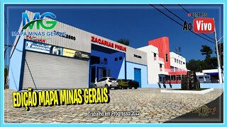 🔴 LIVE - EDIÇÃO MAPA MINAS GERAIS EURO TRUCK SIMULATOR 2