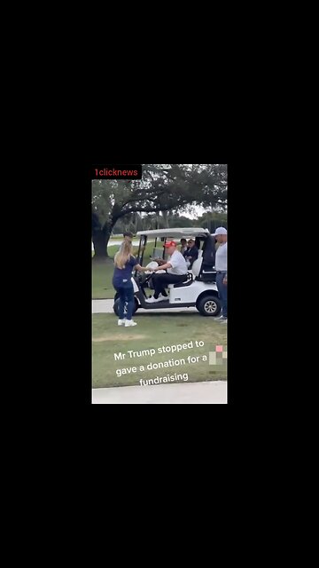 TRUMP❤️🇺🇸✨OFFER’S CUTE DONATION FOR FUNDRAISING🛺⛳️🏌️⭐️