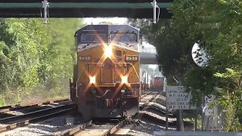 CSX I031 Intermodal Train From St Denis MARC Station in Maryland October 3, 2023