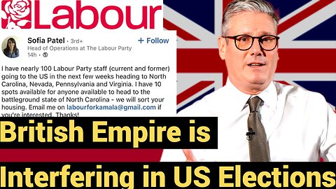 British Empire is interfering in US Elections