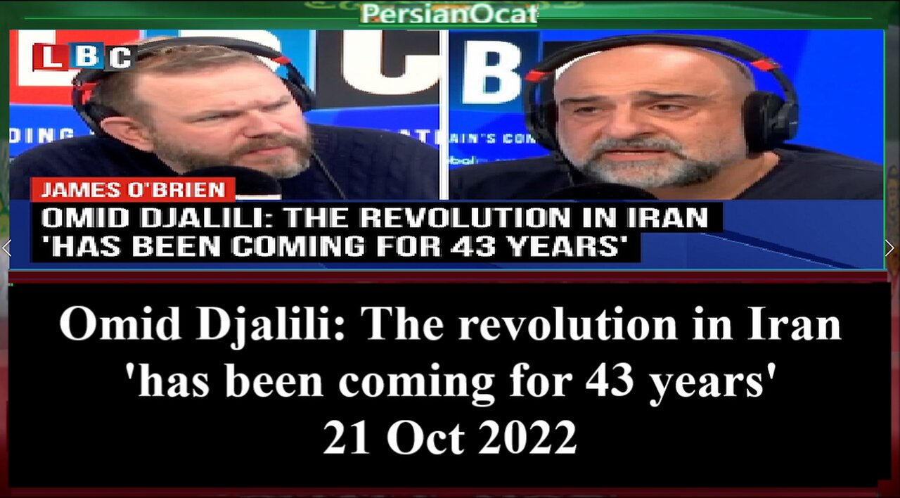 Omid Djalili The revolution in Iran 'has been coming for 43 years LBC