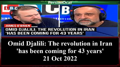 Omid Djalili The revolution in Iran 'has been coming for 43 years LBC