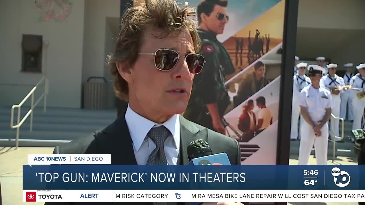 Top Gun: Maverick now in theaters