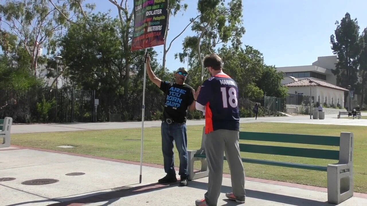 Lukewarm christian in AMAZEMENT at Preacher calling souls to Repent!