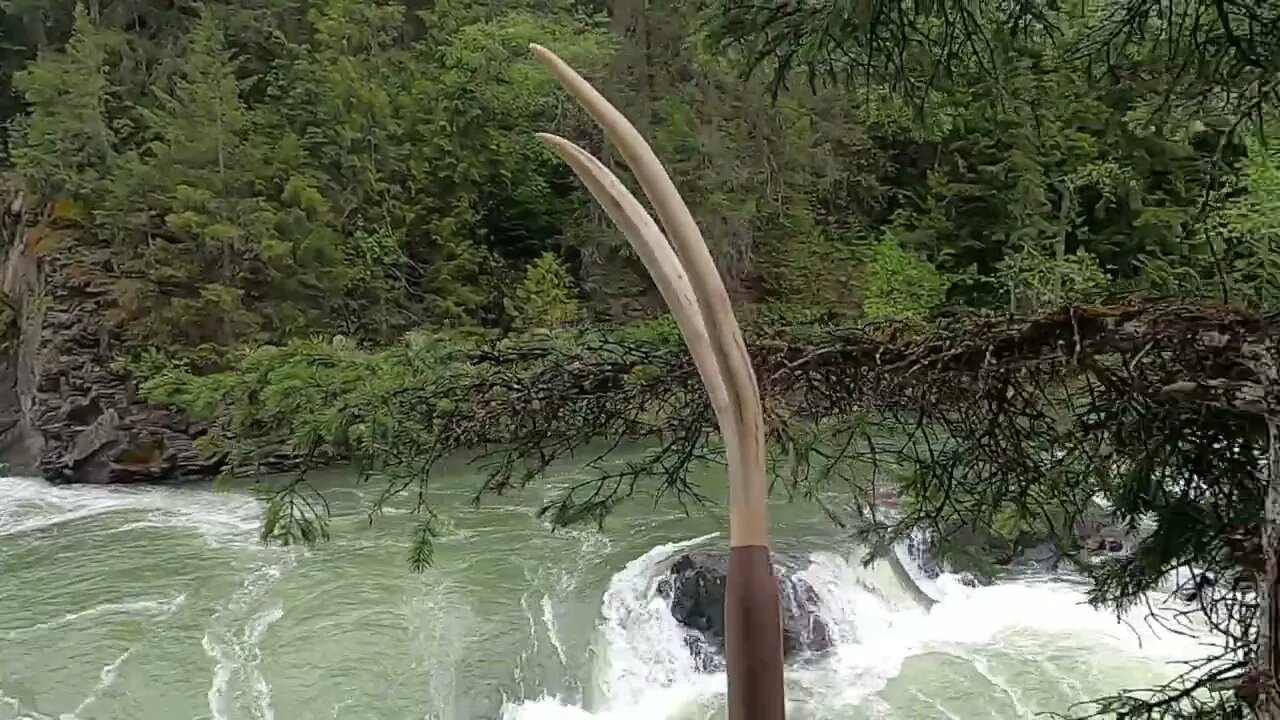 Overlander Falls is a waterfall on the Fraser River in Mount Robson Provincial Park.