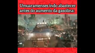 Umuaramenses indo abastecer antes do aumento da gasolina😂😂😂#shorts