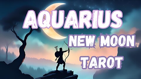 Aquarius ♒️- New Moon in Sagittarius Tarot Reading #aquarius #tarotary #tarot