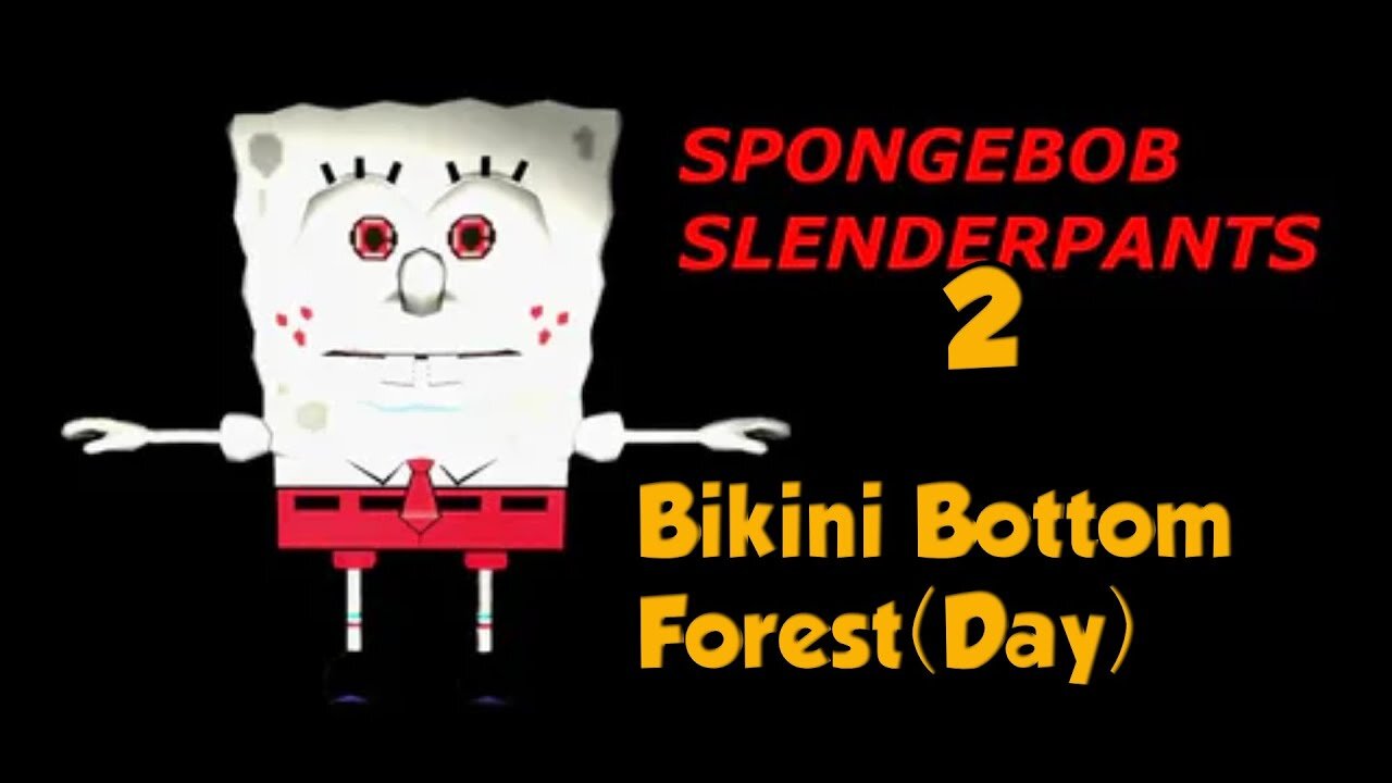 SpongeBob Slenderpants 2-Bikini Bottom Forest(Day)(all 10 Golden Spatulas) w/Tailsly