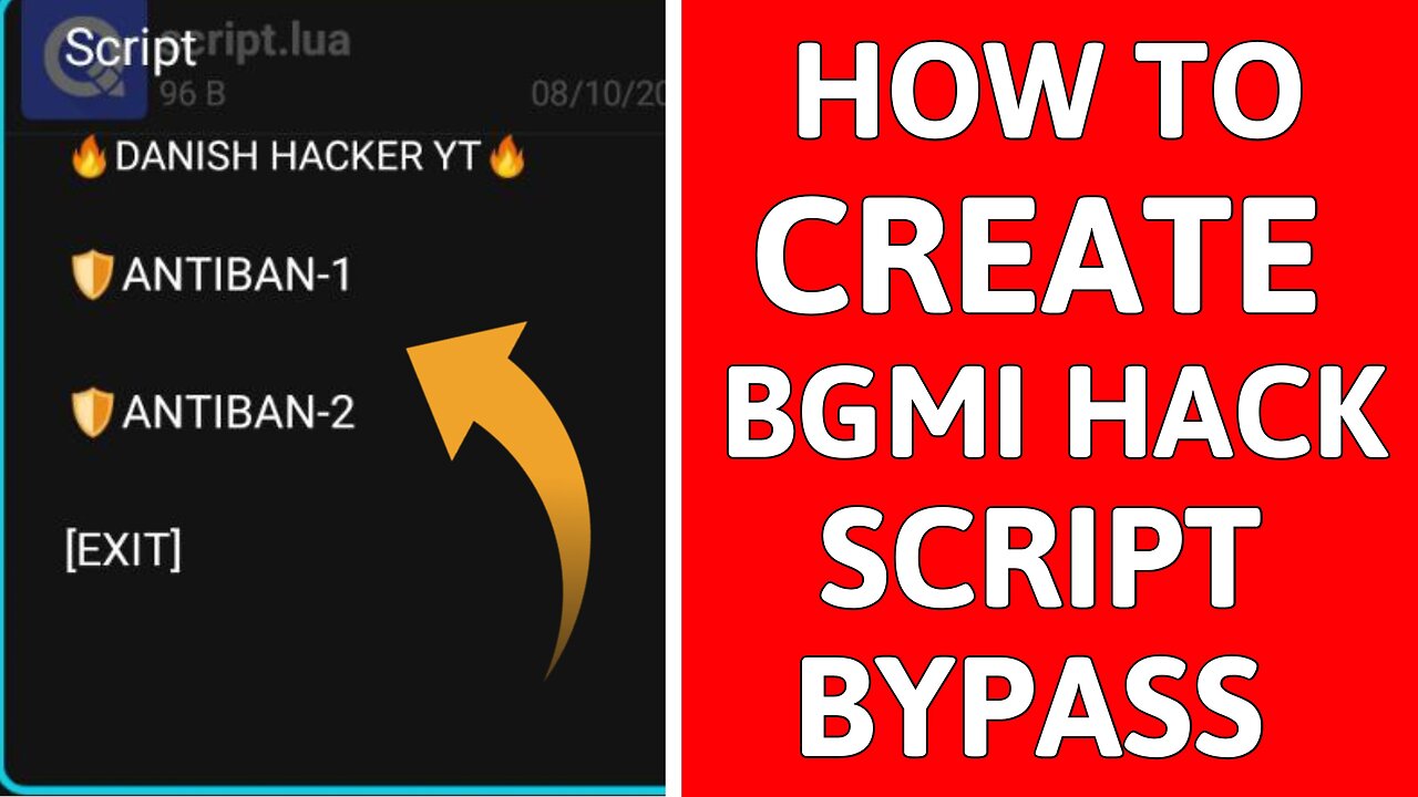 How to create bgmi bypass, bgmi bypass kese banaye, how to create gg hack script for bgmi