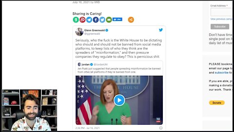 Biden Press Sec Calls For UNANIMOUS BANS On Any/All Social Media Platforms