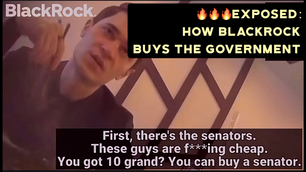 BlackRock EXPOSED: Exec Admits They Buy The Government & The Media